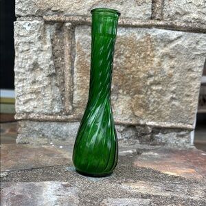 Green Glass Vase